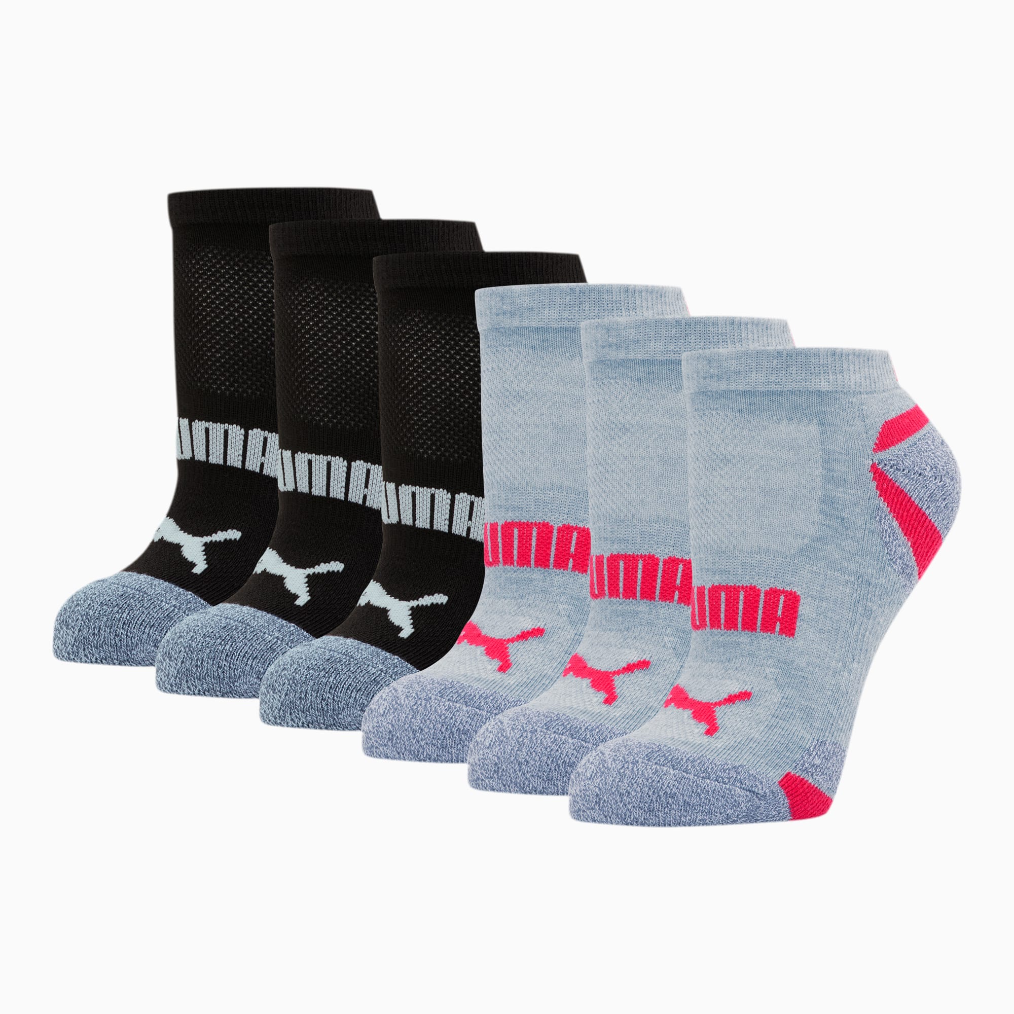 puma 6 pack low cut socks